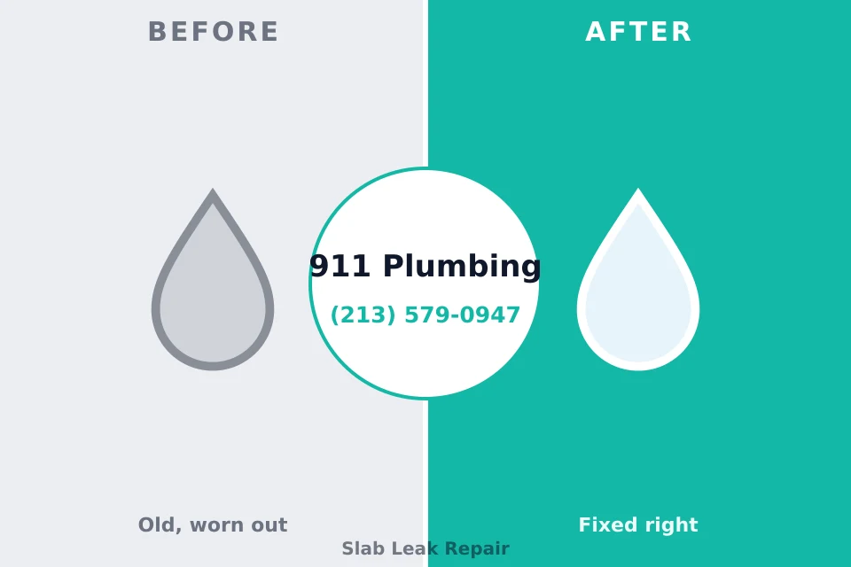 Before and after: plumbing company Falling Water, TN